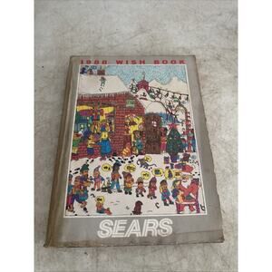 Vtg 1988 Sears Wish Book Christmas Catalog Atari Barbie Transformers Ghostbuster